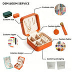 Custom Fabric Jewelry Organizer | Travel Storage | MOQ 2