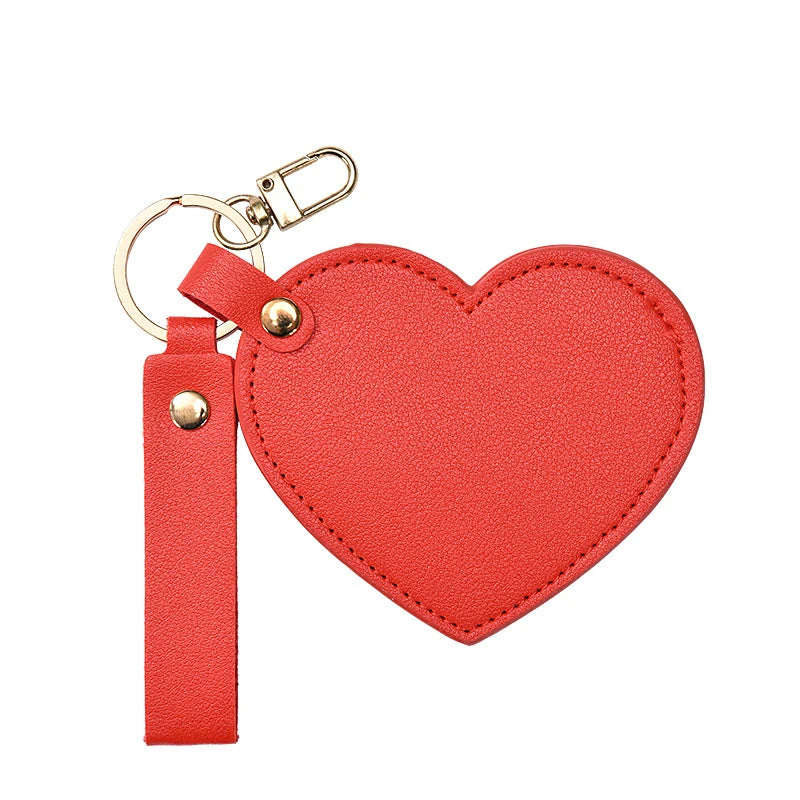 Custom Heart-Shaped Mirrors with Logo | HD Glass | MOQ 100 pcs
