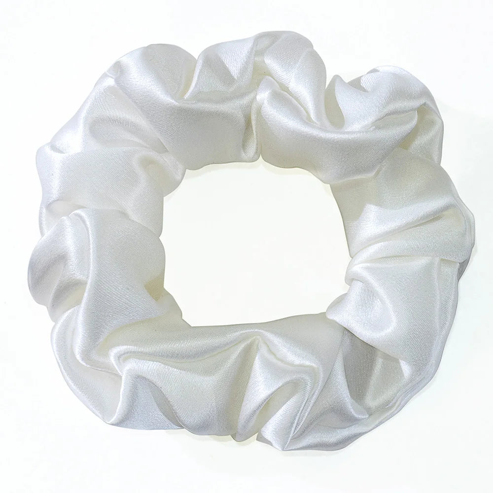 Custom Silk Scrunchies with Logo | Bulk MOQ 2 Pcs