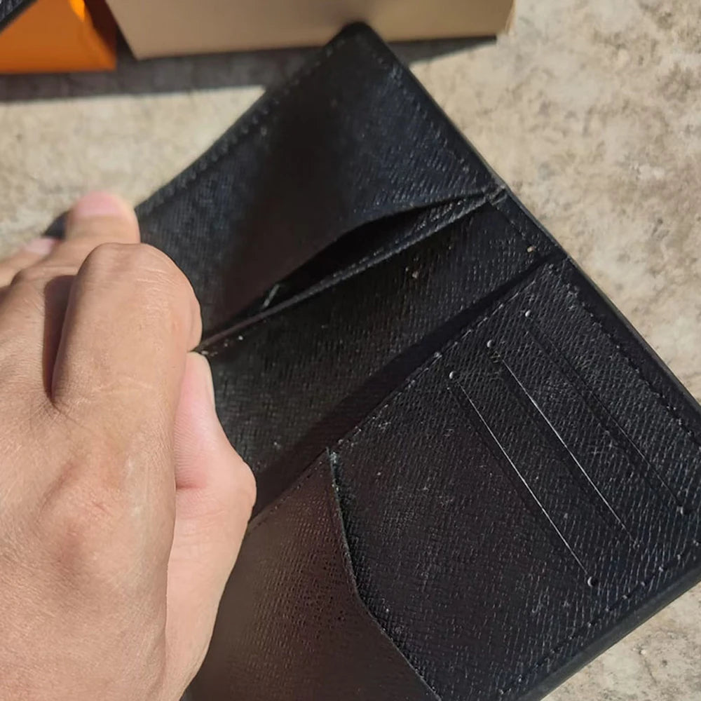 Custom Saffiano PU Leather Card Holder | RFID Blocking Business Wallet