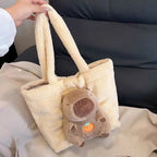 Custom Plush Backpack with Logo | Bulk MOQ 20 Pcs