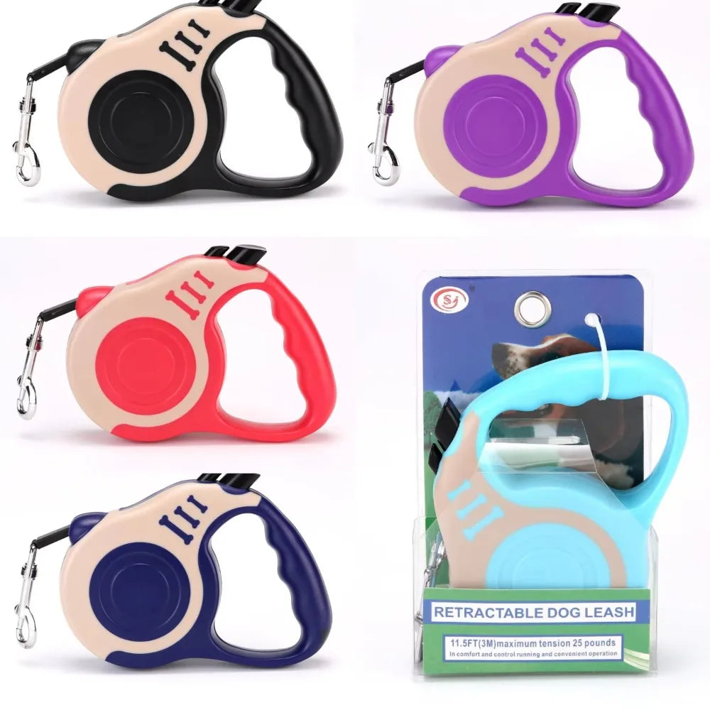 Custom Retractable Dog Leash with Logo | MOQ 20