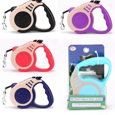 Custom Retractable Dog Leash with Logo | MOQ 20