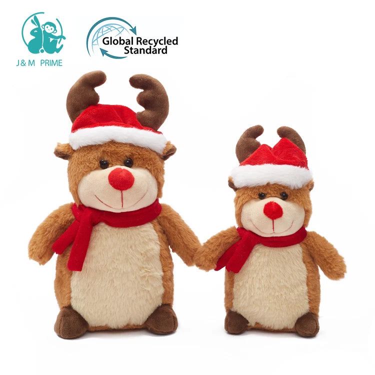 Custom Christmas Plush Toys with Logo Wholesale | MOQ 500