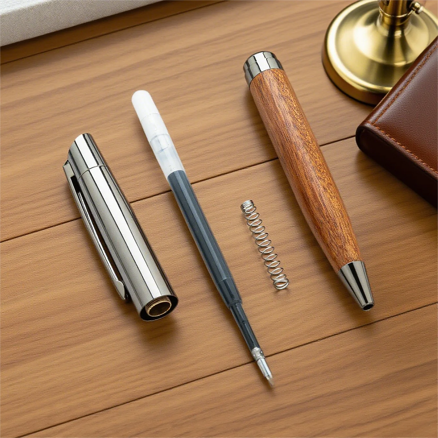 Custom Wooden Ballpoint Pens with Logo | Eco-Friendly Promotional