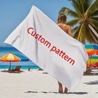 Custom Printed Microfiber Beach Towel 100 MOQ | Quick-Dry Sand-Free Design for Corporate Promotions & Resort Amenity Programs