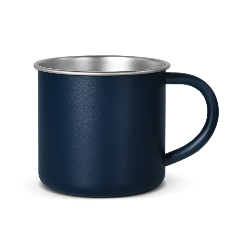 Custom 400ml Stainless Steel Camping Mug | 120 Pcs MOQ Powder Coated