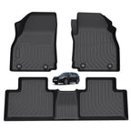 Custom Fit All Weather 3D TPE Floor Mats for MG ZS Hybrid 2025 Right Hand Drive