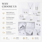 Custom Jewelry Cards with Gold Foil & Embossing | FSC Certified