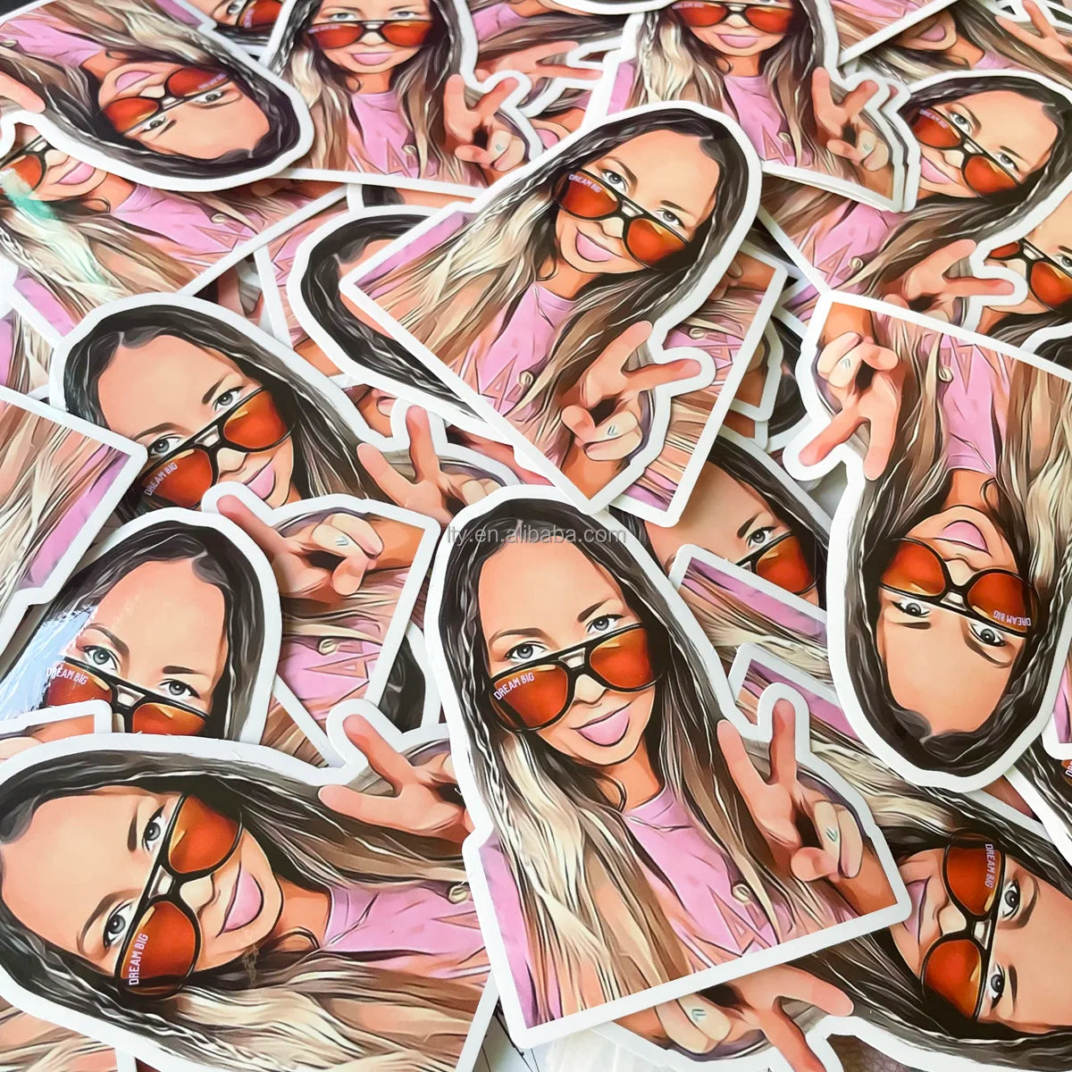 Custom PVC Vinyl Stickers with Logo | Die Cut, MOQ 50