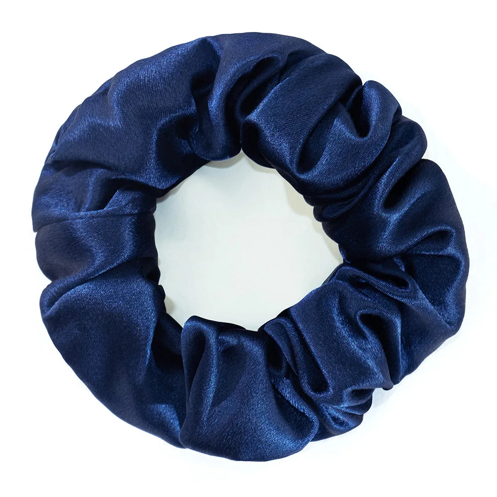 Custom Silk Scrunchies with Logo | Bulk MOQ 2 Pcs
