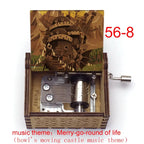 Wooden Hand-Cranked Music Box | Howl's Moving Castle | 10 MOQ | Custom