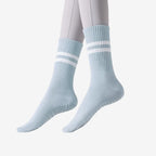 Custom Embroidered Anti-Slip Yoga Socks | Women's Grip Socks with Logo | Premium Studio Retail
