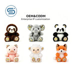 Custom Plush Backpack with Logo | Bulk MOQ 20 Pcs