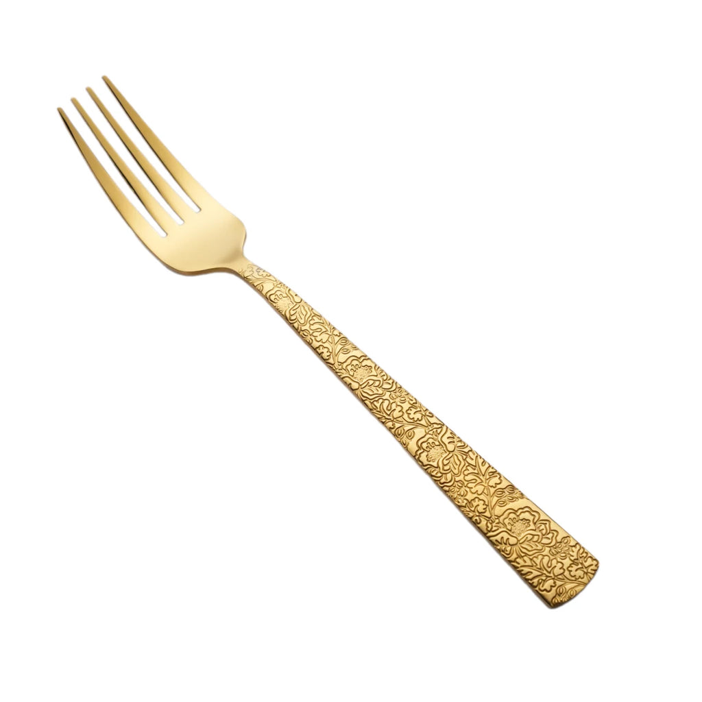Royal Design Stainless Steel Flatware | Gold Cutlery Sets