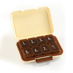 Custom 8 Grid Weekly Pill Box | 120 Pcs MOQ BPA Free Travel Organizer