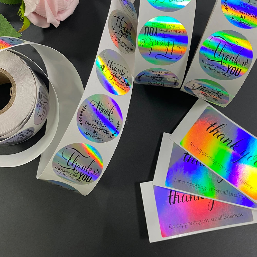 Custom Sticker Labels with Logo | Waterproof Vinyl | No MOQ