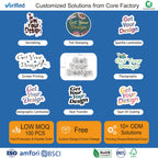 Custom Waterproof Logo Stickers on Roll for Packaging and Shipping