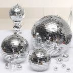 Custom Disco Mirror Christmas Balls | 4cm-80cm Sizes | Bulk Holiday Decor