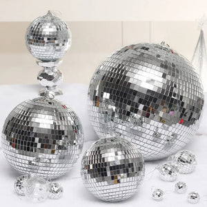 Custom Disco Mirror Christmas Balls | 4cm-80cm Sizes | Bulk Holiday Decor