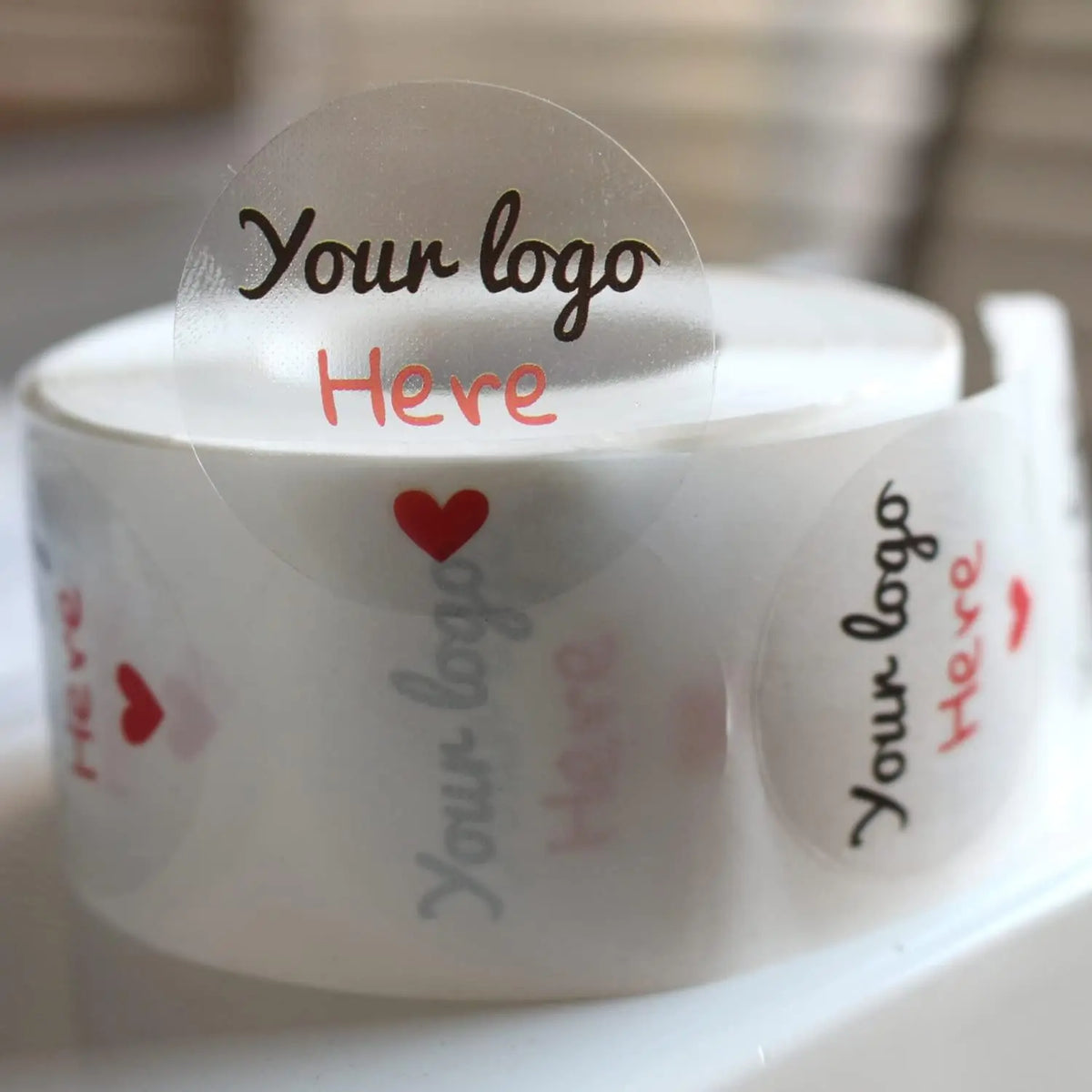Custom Sticker Labels with Logo | Waterproof Vinyl | No MOQ