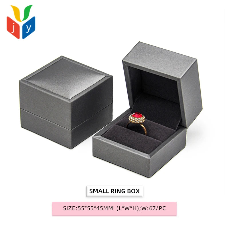 Custom PU Leather Jewelry Boxes with Logo | MOQ 100
