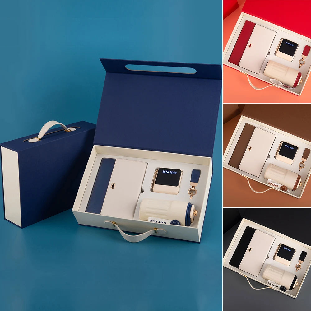 Luxury Corporate Gift Sets with Logo – 5-in-1, 100 MOQ