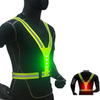 Custom ANSI Class 2 LED Reflective Vest with Logo | MOQ 1 pc
