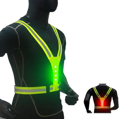 Custom ANSI Class 2 LED Reflective Vest with Logo | MOQ 1 pc