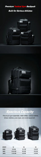 LAMGOYI Tactical Backpack 45L | Custom Fitness Gym Bag MOQ 300