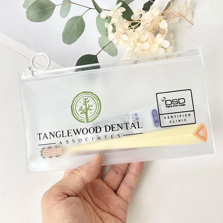 Custom Printed PVC Pouch with Full-Color Print | Waterproof Toiletry Bag for Travel & Gift Packaging