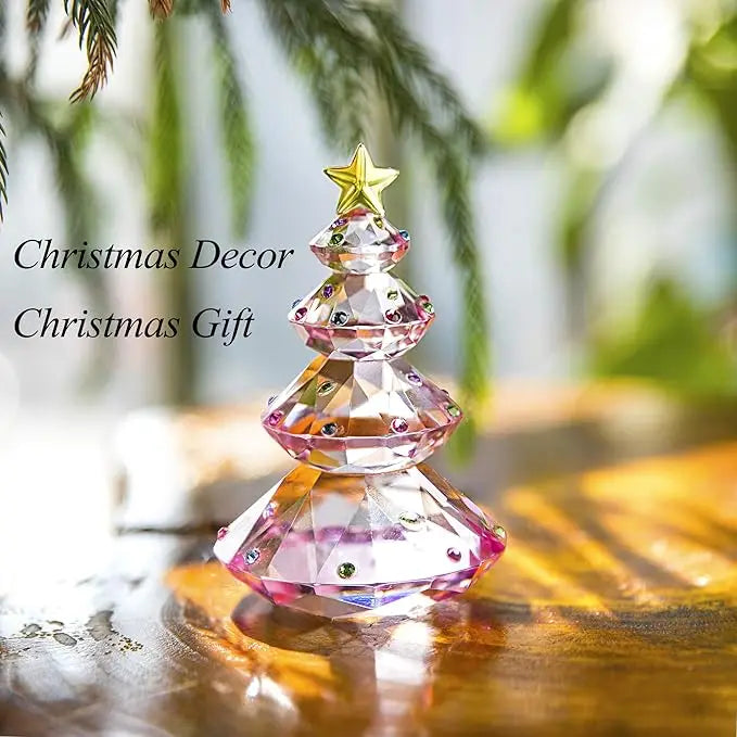 Custom Crystal Christmas Tree Trophies with Logo Wholesale | MOQ 20