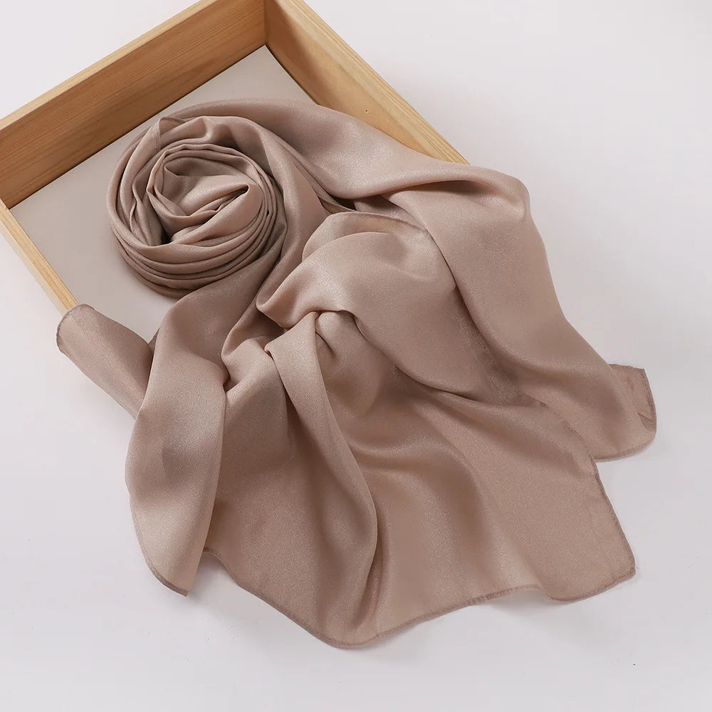Pearl-Luster Polyester Headscarves | 20-Piece MOQ & 7-Day Lead Time | Women's Fashion & Ethnic Wear