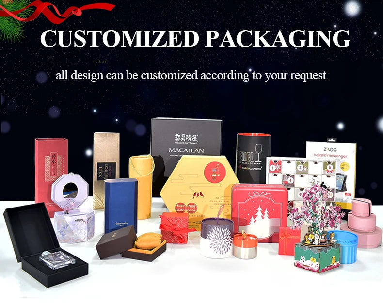Custom Rigid Magnetic Gift Box | Satin Lining | 500 MOQ | 14-Day Lead