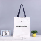 Custom Canvas Tote Bags with Logo | MOQ 100 Pieces
