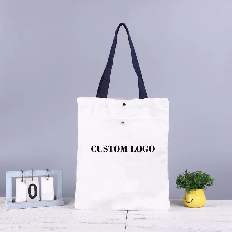 Custom Canvas Tote Bags with Logo | MOQ 100 Pieces