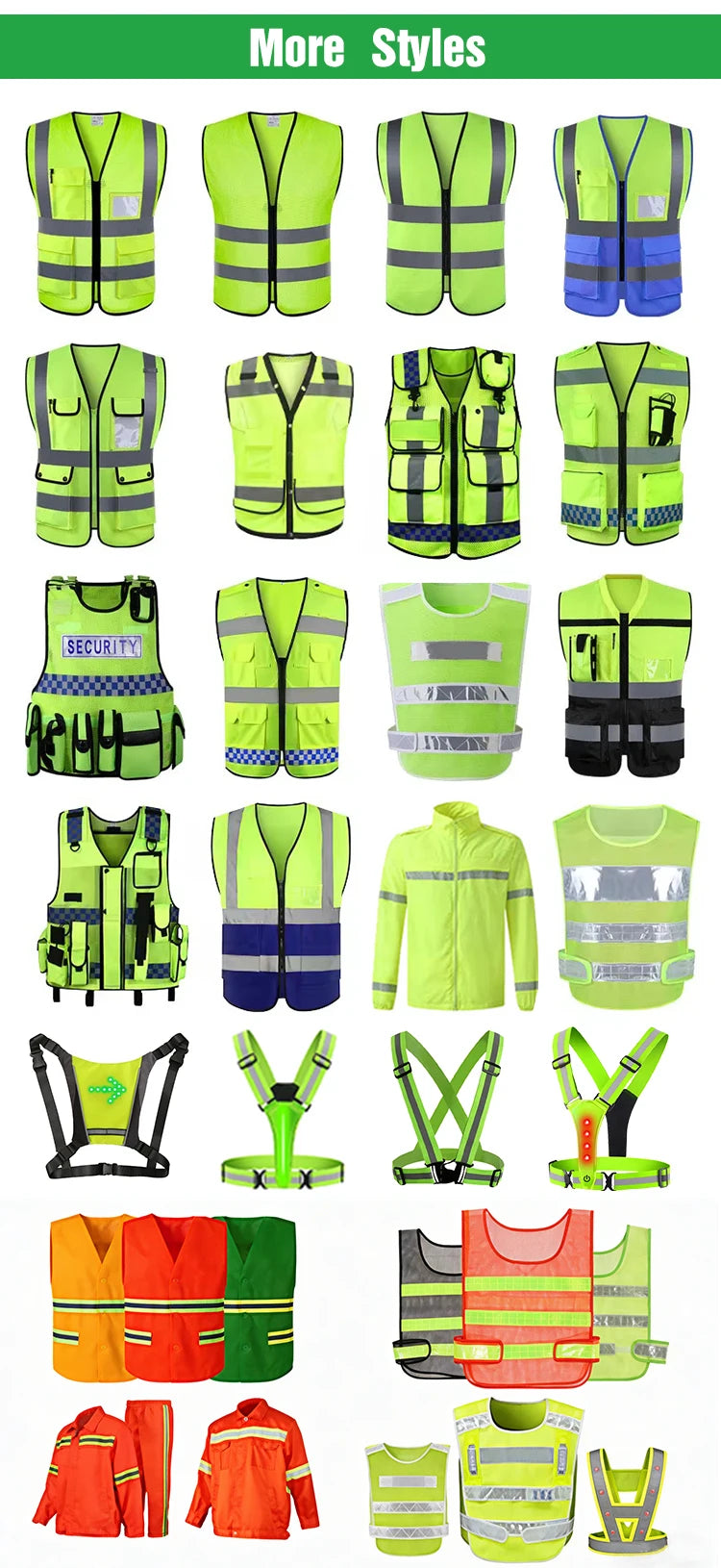Custom Hi-Vis Safety Vest with Logo | ANSI Class 2 MOQ 50