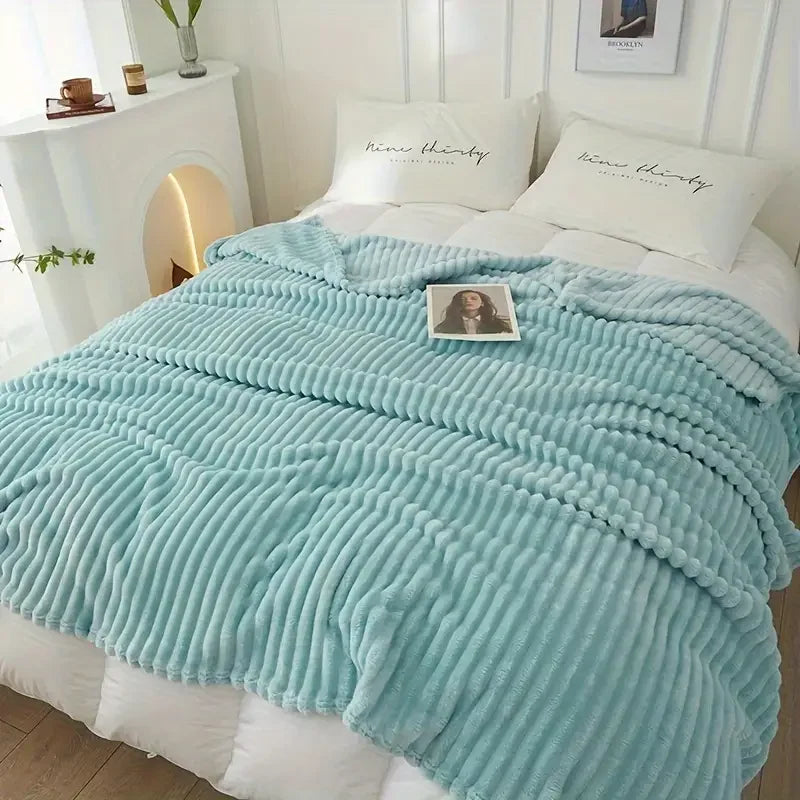 Custom Printed Polyester Blanket | 500 Pcs MOQ Home Decor Throw