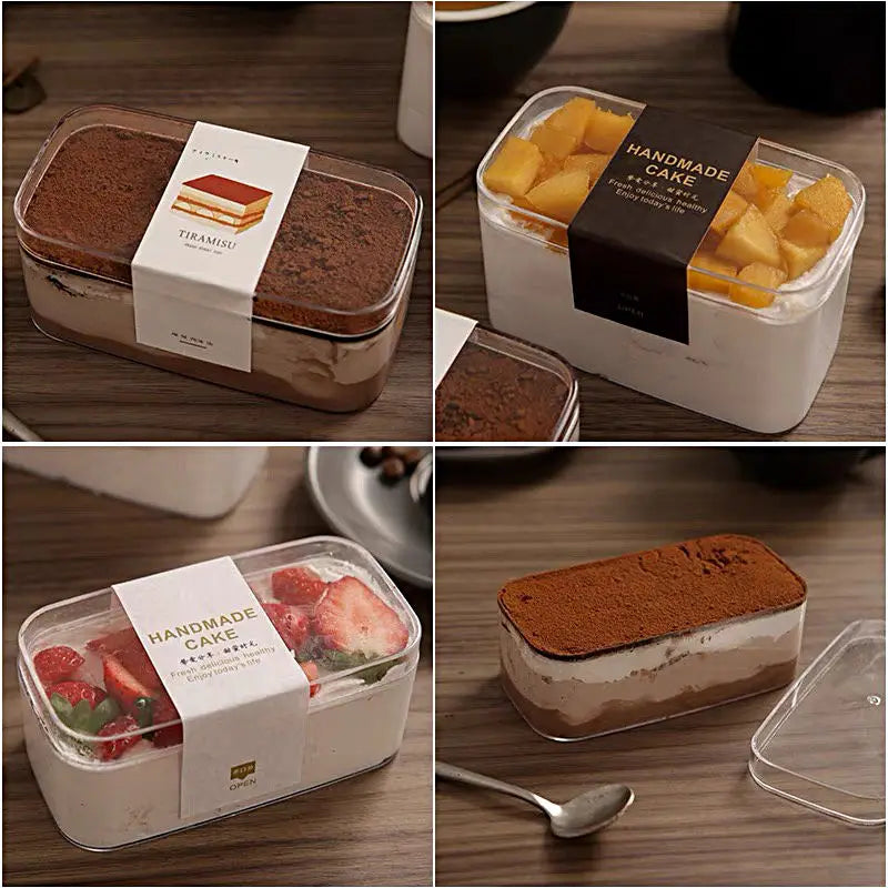 Clear PET Cake Boxes | Food-Grade | 7-15 Day Lead Time