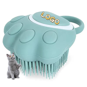 Custom Silicone Pet Bath Brush Wholesale | Dog & Cat Grooming Massage Comb