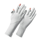 Custom UPF50+ Sun Gloves with Logo | Ice Silk Touch Screen Ladies