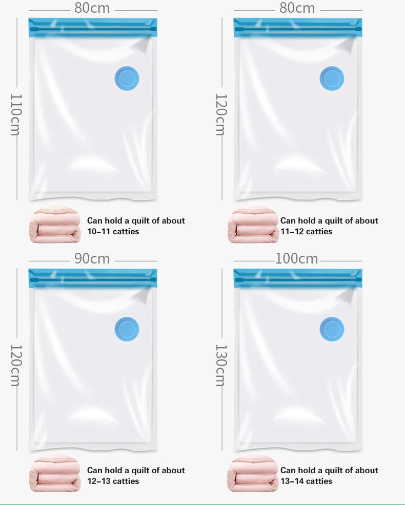 Custom Vacuum Storage Bags with Logo | 500 MOQ | 7-Day