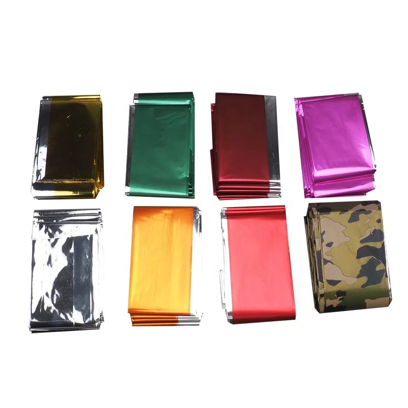 Custom Emergency Blanket 12 Micron | 3,000 Pcs MOQ Mylar Rescue Sheet