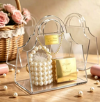 Acrylic Handbag Favor Boxes | Clear Wedding Favors | Wholesale