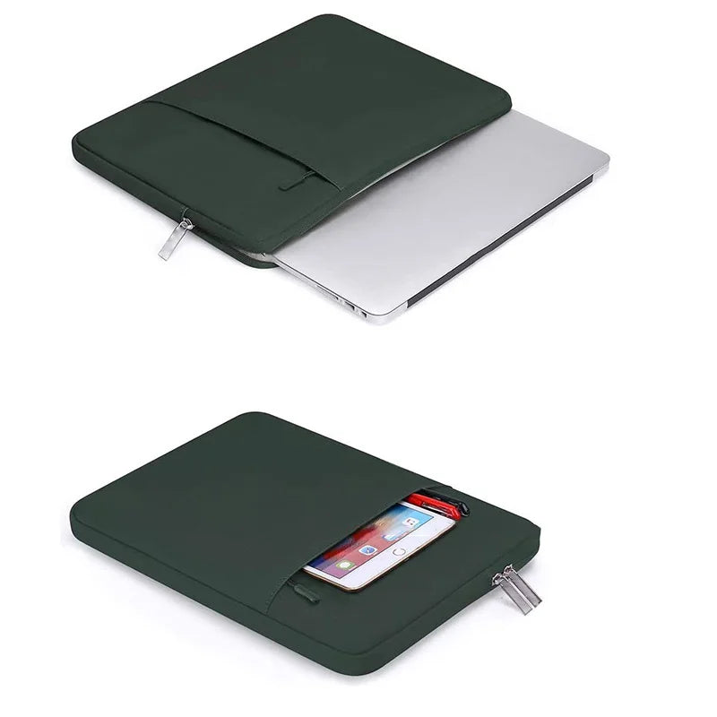 Custom Laptop Sleeve 100 MOQ | 3-Layer Waterproof Shockproof Polyester Sleeve for 11-15.6 Inch Laptops