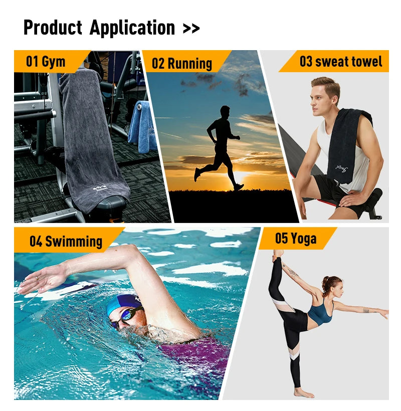 Custom Microfiber Sport Towels | 100 Pcs MOQ, Quick-Dry | OEKO-TEX