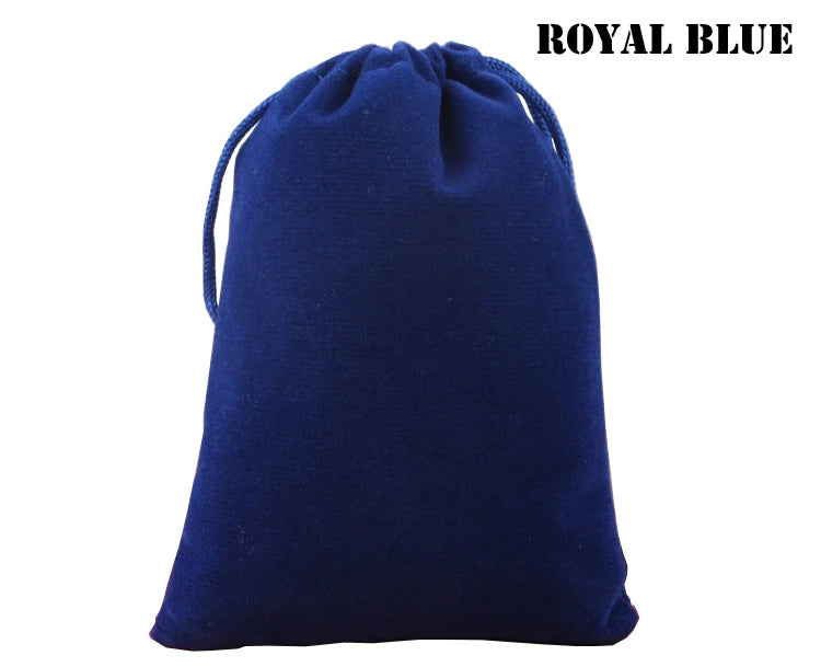 Custom Velvet Drawstring Pouch for Jewelry | Hot Stamping & Low MOQ 100