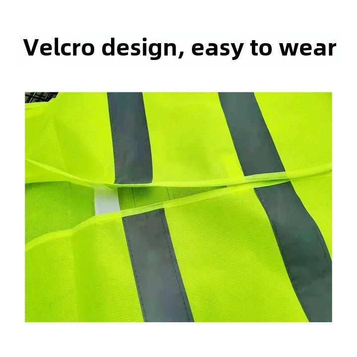 All-Season Breathable Reflective Safety Vest for Construction & Outdoor Work