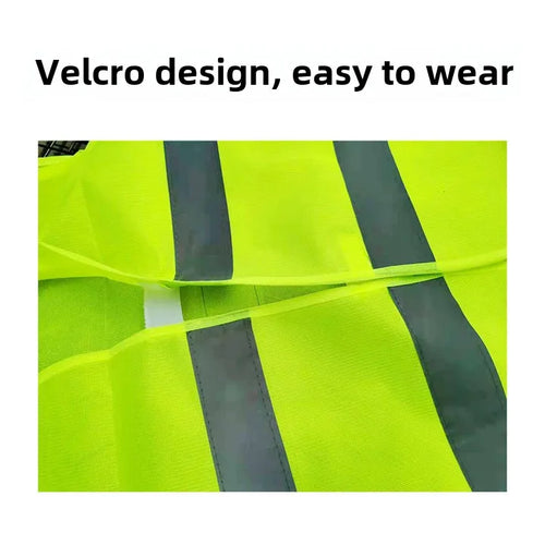 All-Season Breathable Reflective Safety Vest for Construction & Outdoor Work