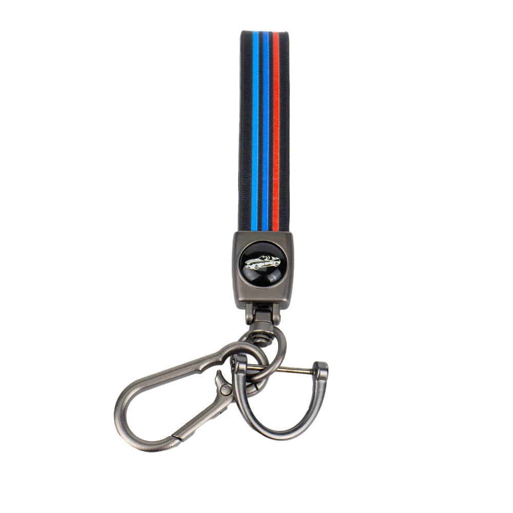 Custom Leather Keychain 50 Pcs | Corporate Gift Hot Stamping & UV Printing